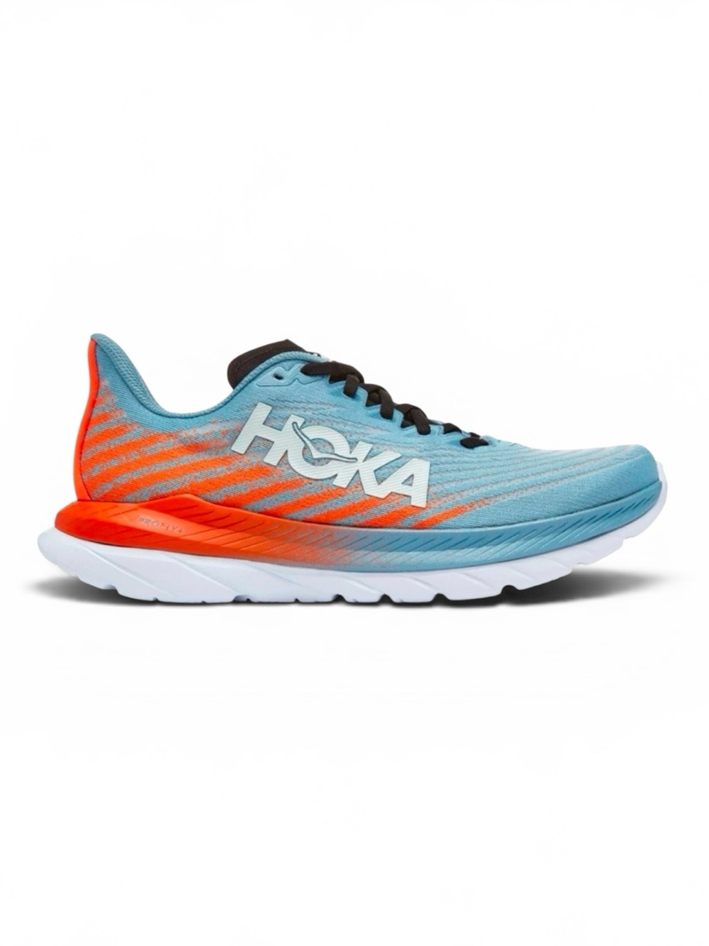 Hoka One One Mach 5 Running Shoes Mountain Spring Blue Orange Size 9D